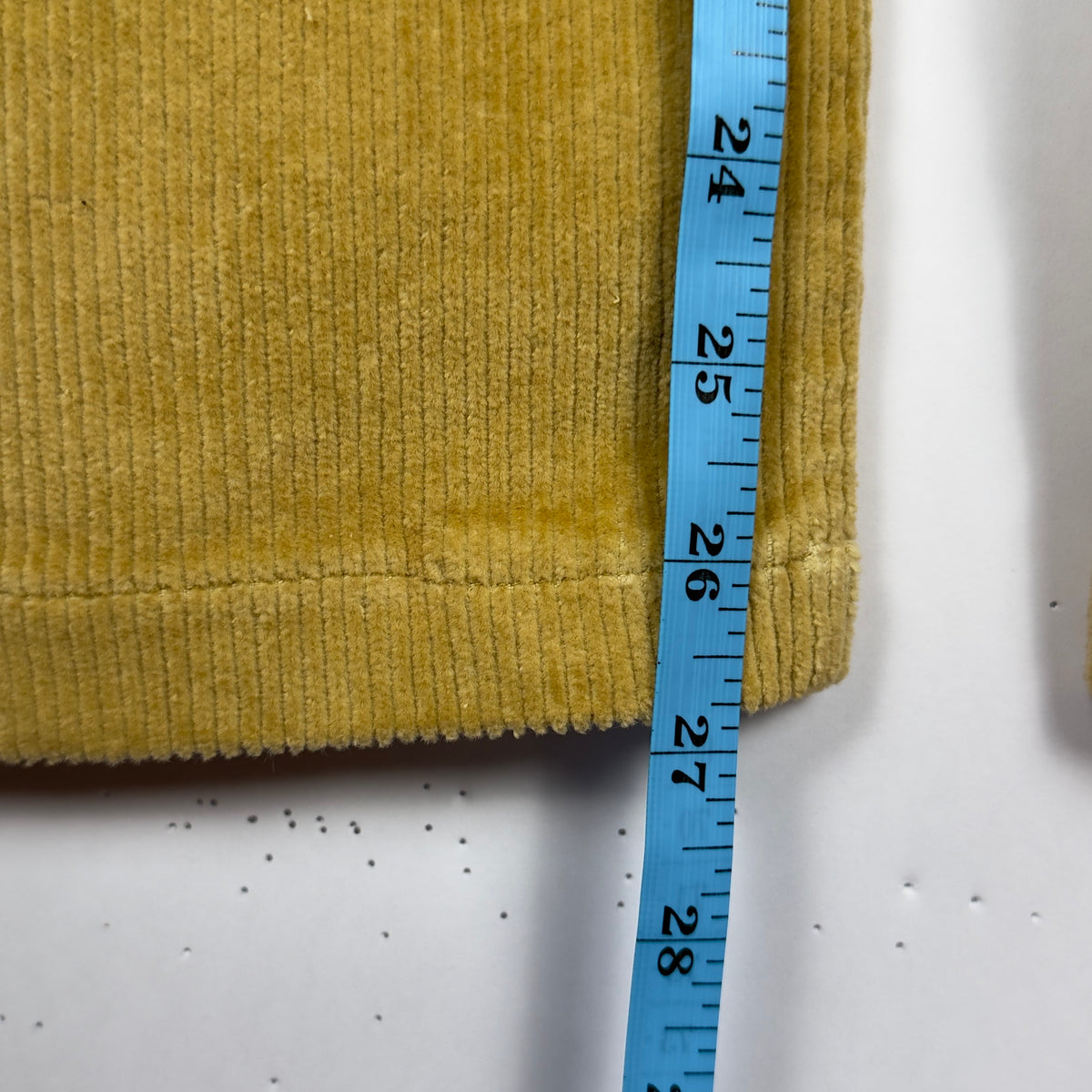Yellow Corduroy Baggy Skate Pants (40x27)
