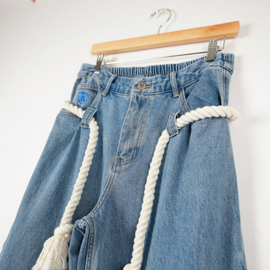 Aelfric Eden Super Baggy Denim 30x29 (M, Lightly Skated In)