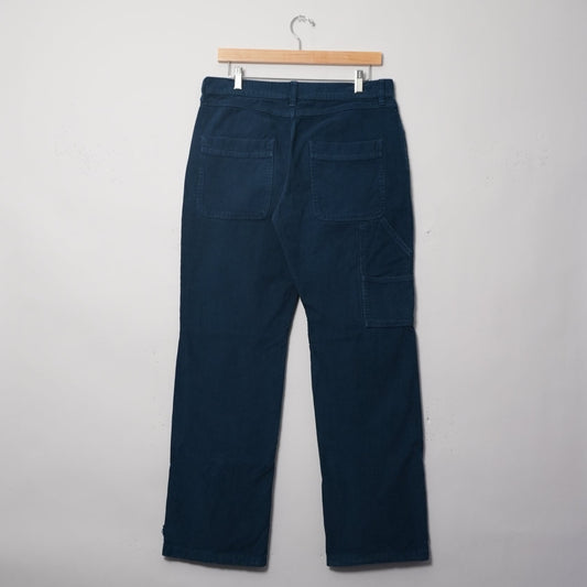 Unbranded Blue Corduroy Skate Pants (32x30, Skated In)