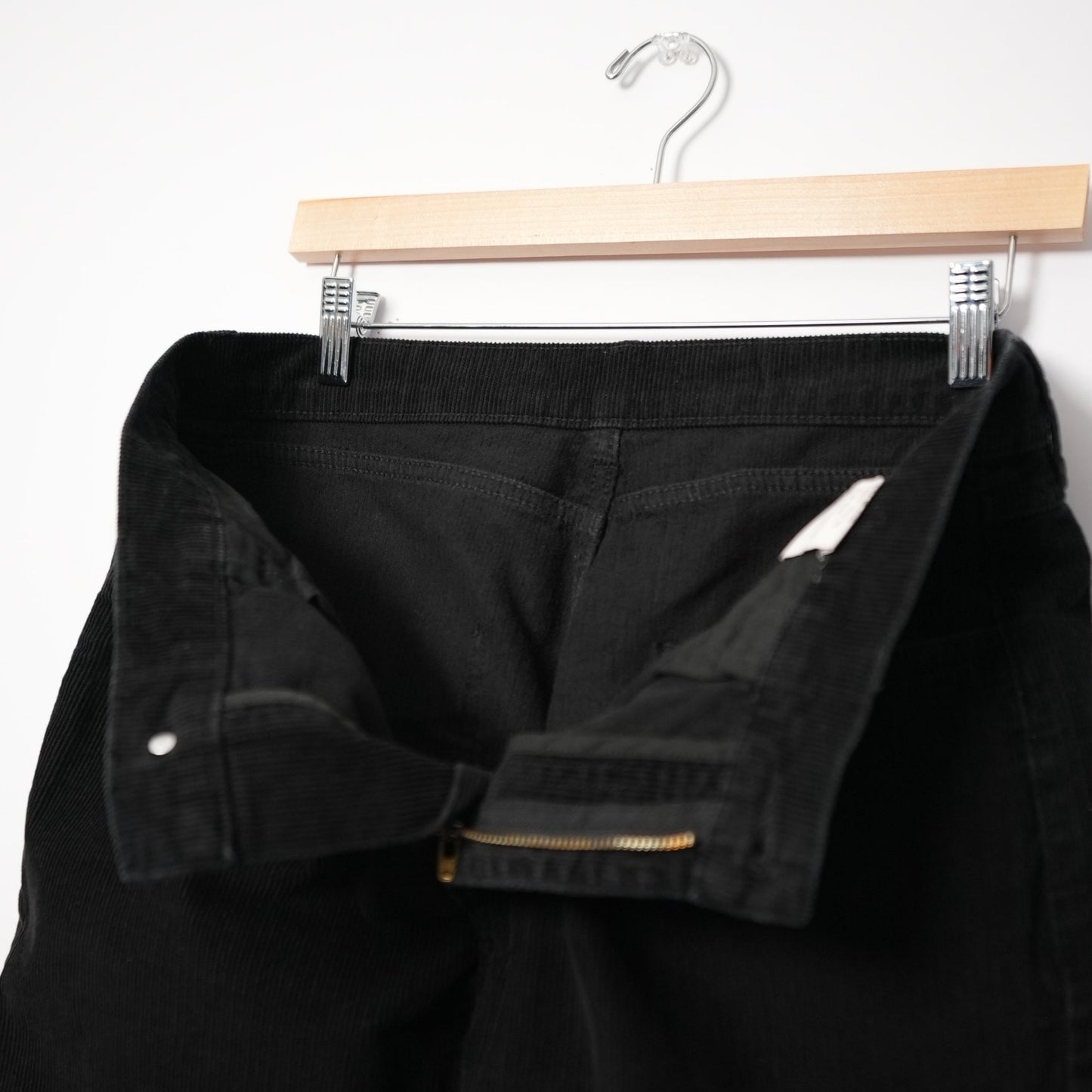 Unbranded Black Corduroy Skate Pants (32x30, Skated In)