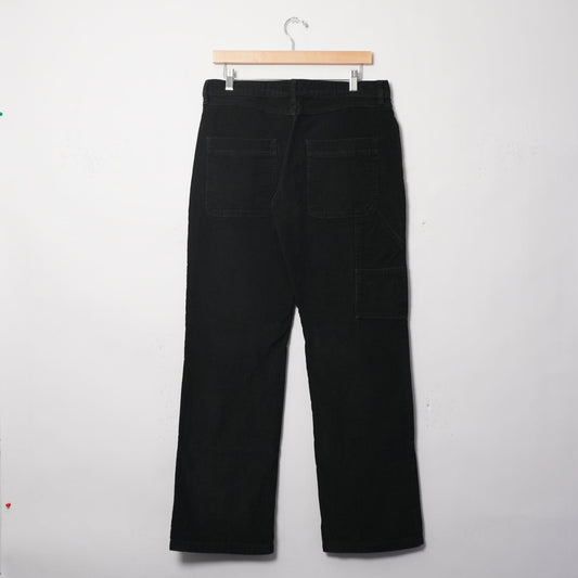 Unbranded Black Corduroy Skate Pants (32x30, Skated In)