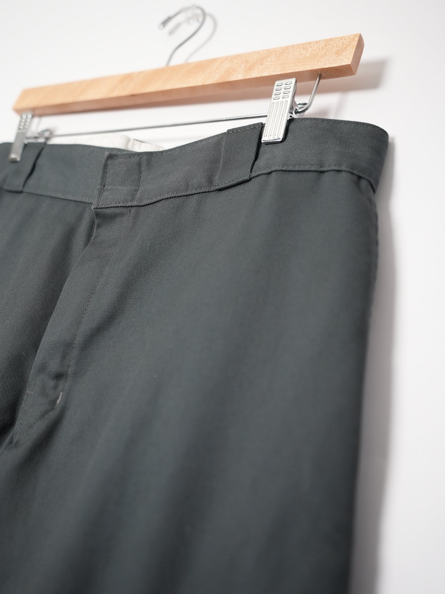 Dickies Charcoal Double Knee Pants (32x30, Skated In)