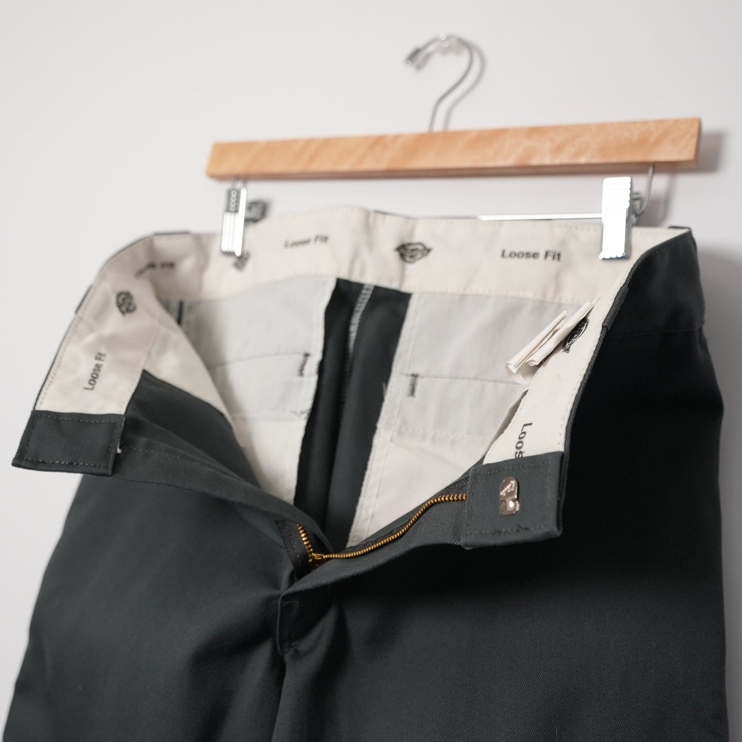 Dickies Charcoal Double Knee Pants (32x30, Skated In)