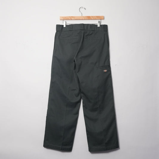 Dickies Charcoal Double Knee Pants (32x30, Skated In)