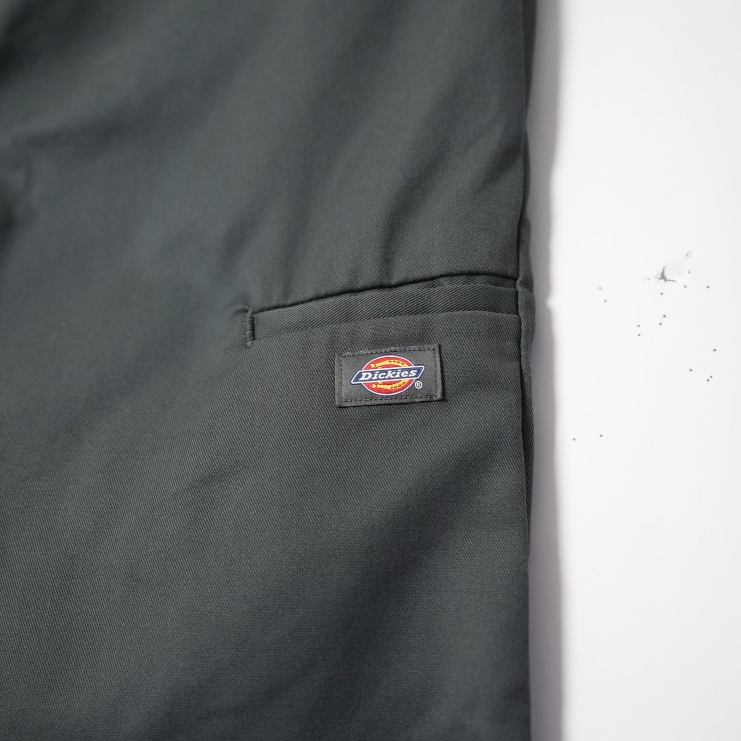 Dickies Charcoal Double Knee Pants (32x30, Skated In)