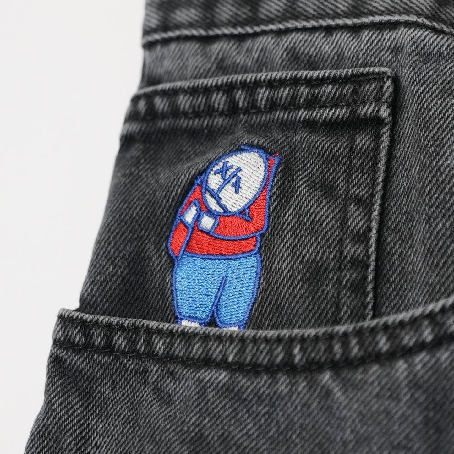 Polar Big Boy Dark Wash Jeans (Small, Skated In)