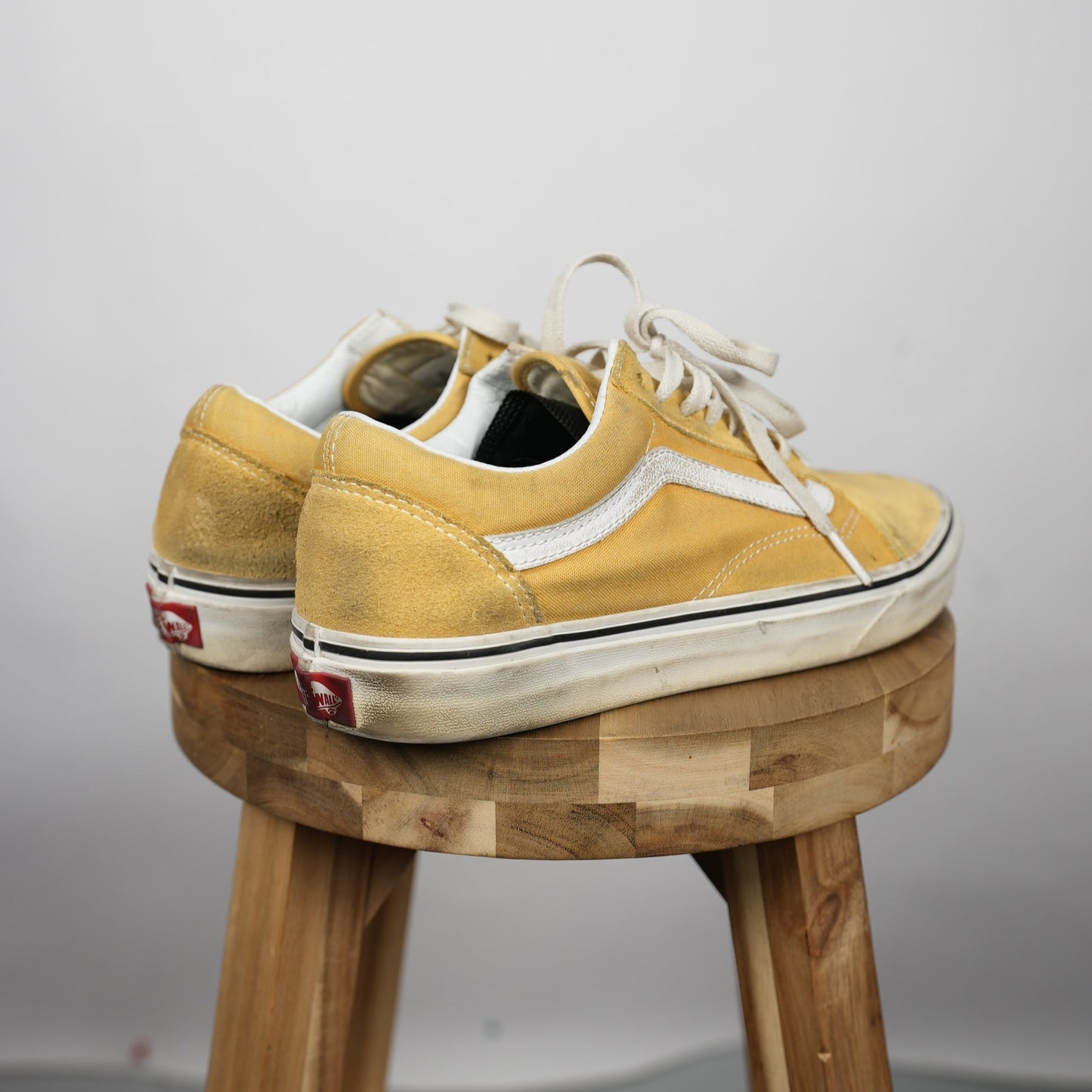 Vans Old Skool “Yellow/White” (Size 8, Lightly Skated)