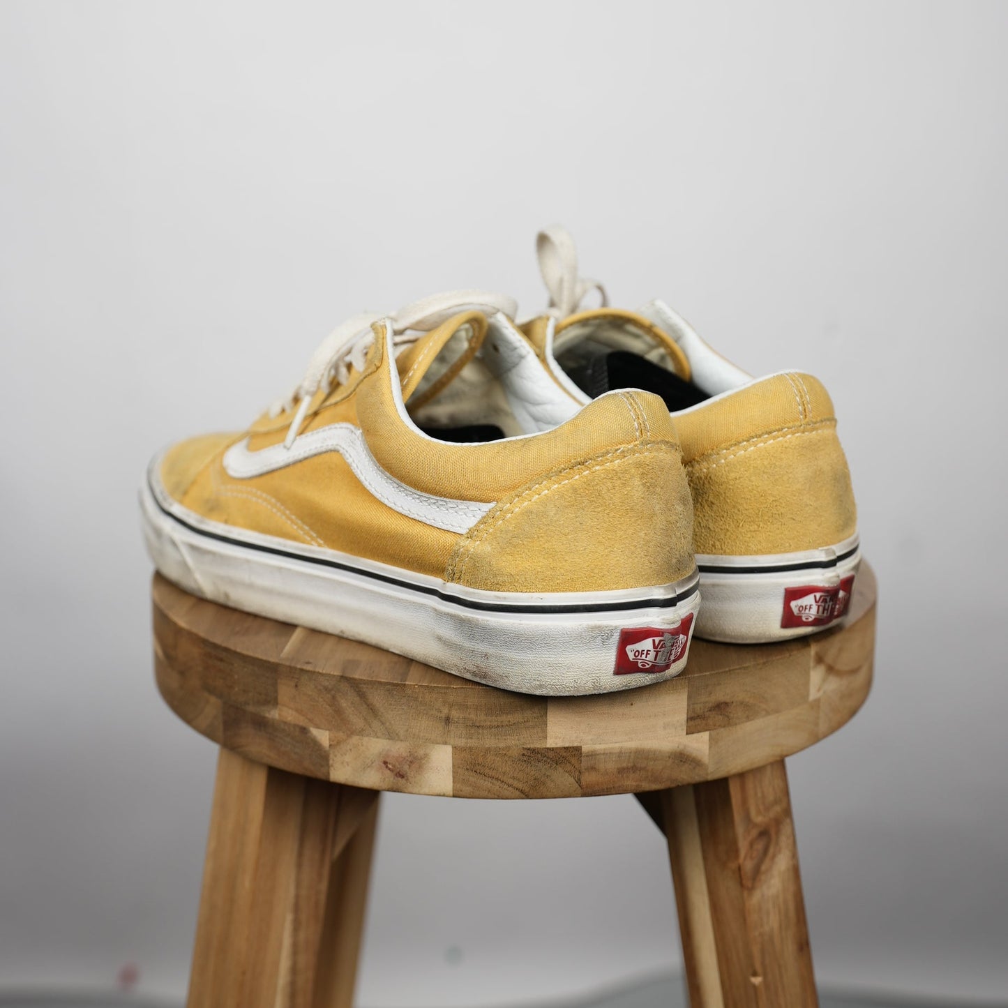 Vans Old Skool “Yellow/White” (Size 8, Lightly Skated)