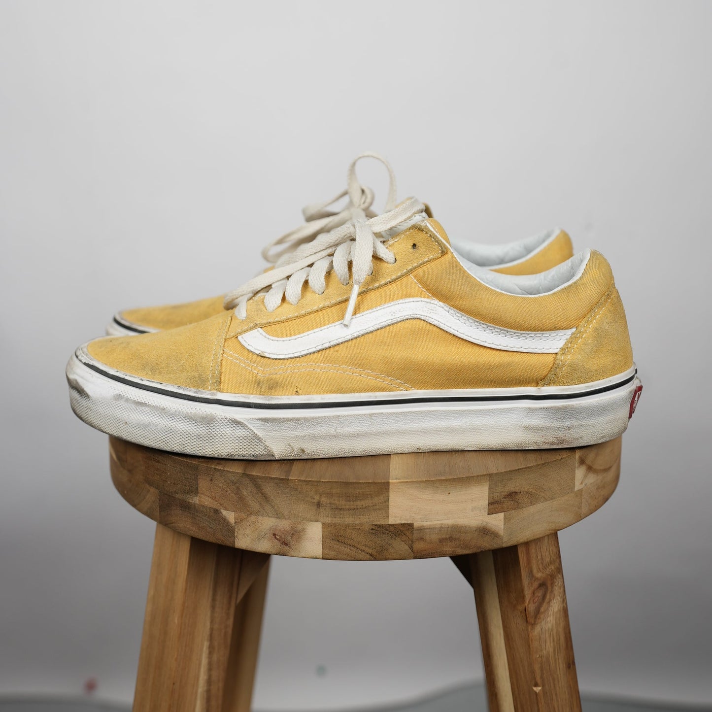 Vans Old Skool “Yellow/White” (Size 8, Lightly Skated)