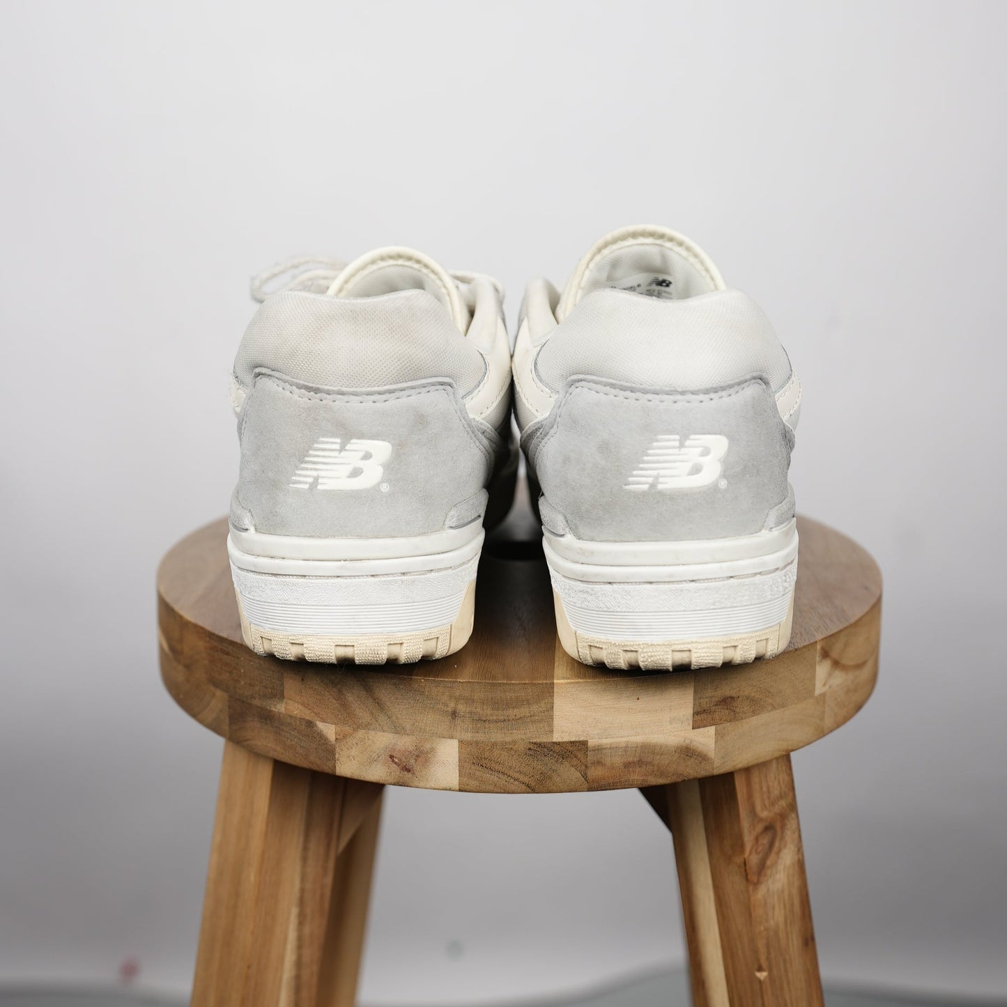 New Balance 550 “Light Grey” (Size 8, Lightly Skated)