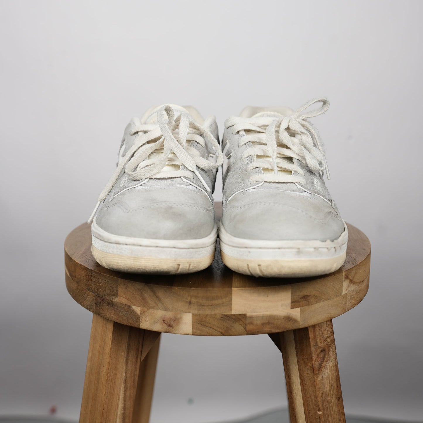 New Balance 550 “Light Grey” (Size 8, Lightly Skated)