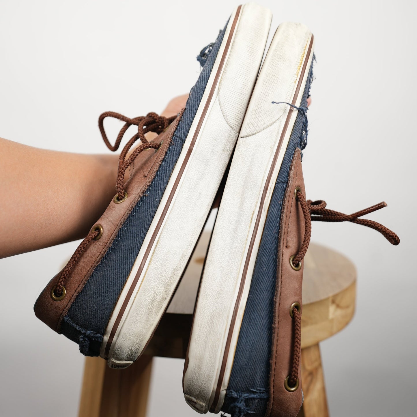 Vans Boat Shoe Style (Size 7.5, Lightly Skated)