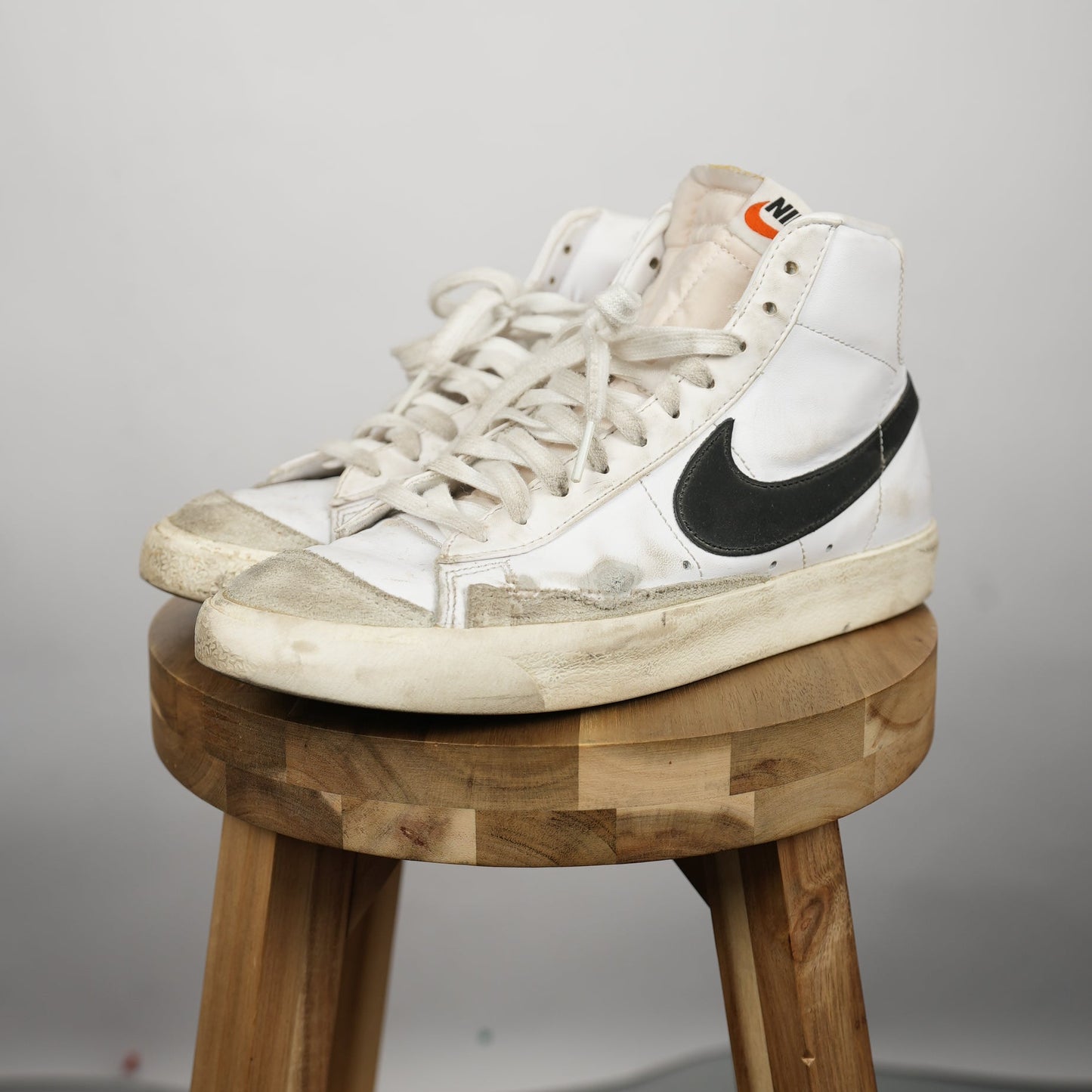 Nike Blazer Mid ‘77 “White/Black” (Size 8, Lightly Skated)