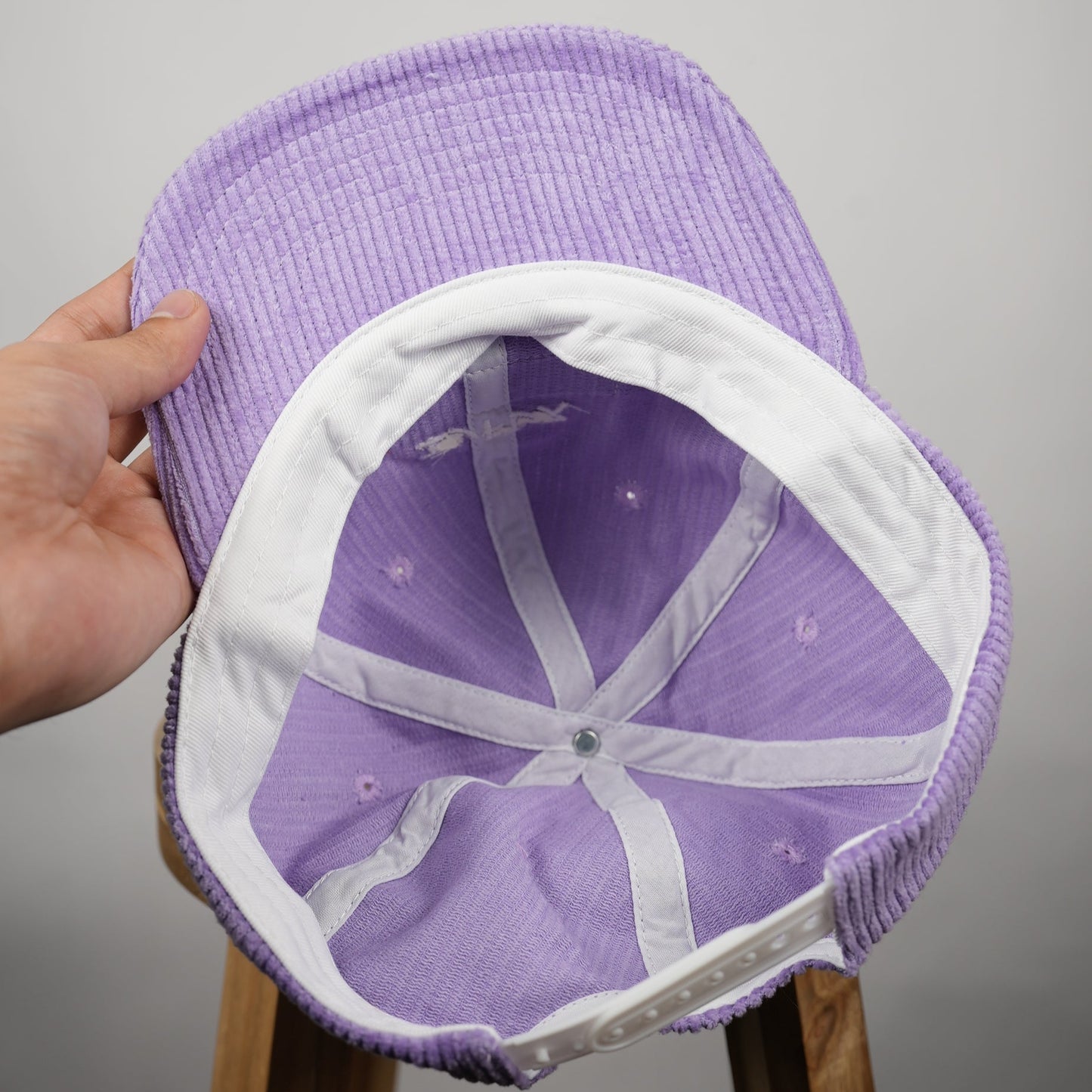 Endless Theory Corduroy Snapback (Lavender, Never Worn)