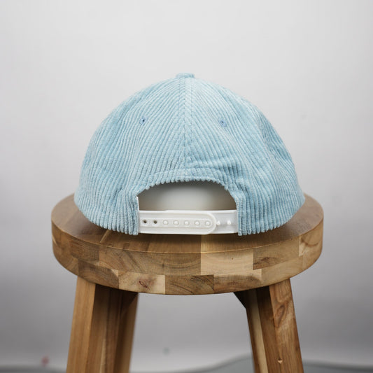 Endless Theory Corduroy Snapback (Light Blue, Never Worn)
