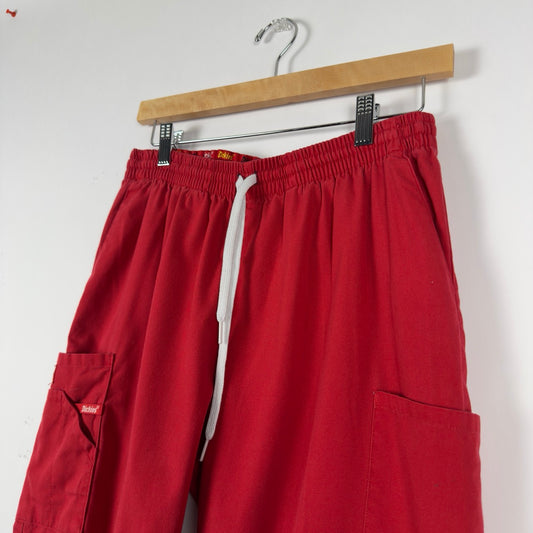 Dickies Scrub Pants (Red, Size M)