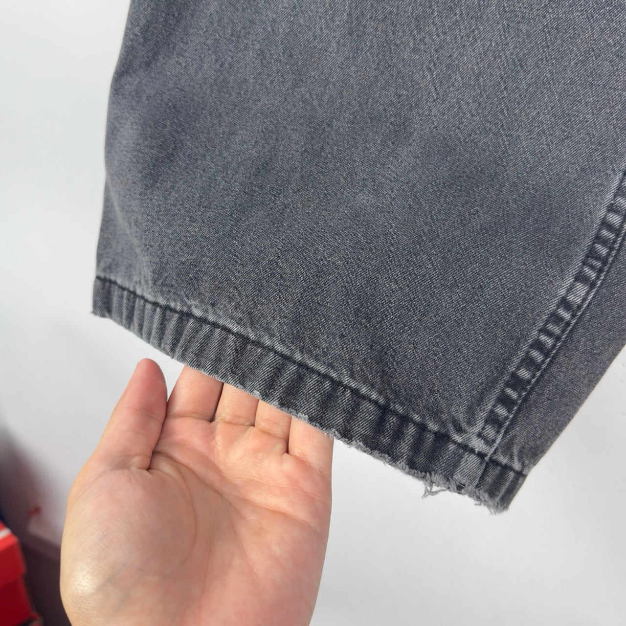 GU Black Denim Baggy Pants (Japan Exclusive)