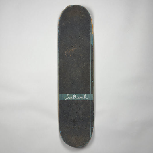 Deathwish Skate Deck (Sticker Bombed & Signed)