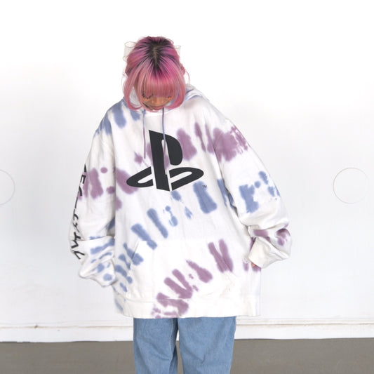 Tie-Dye Playstation Hoodie (2XL-3XL)