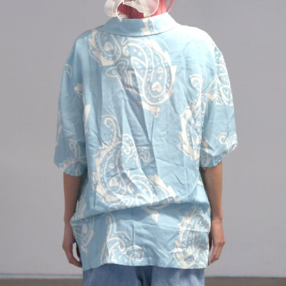 GOLF Paisley Short Sleeve Button-Up (L)