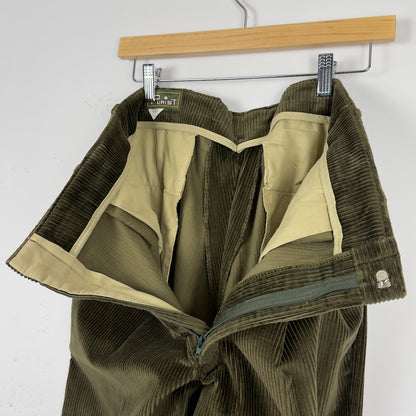 Olive Thick Corduroy Skate Pants (32x30)