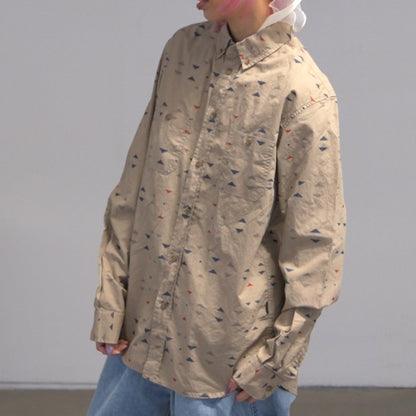 Wood Wood Tribal Print Button-Up (S)