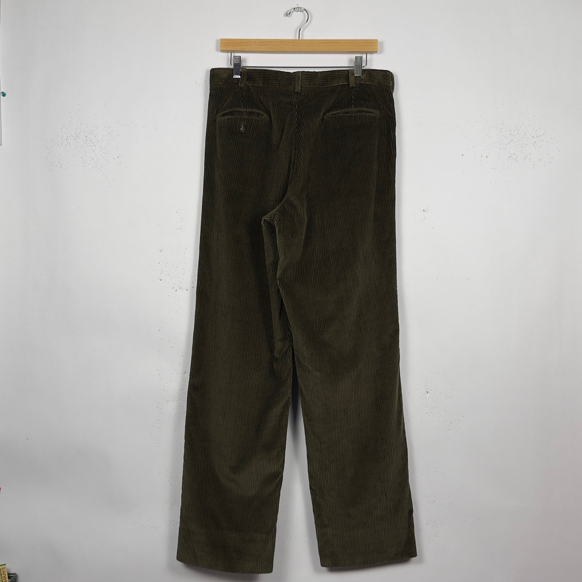 Olive Thick Corduroy Skate Pants (32x30)