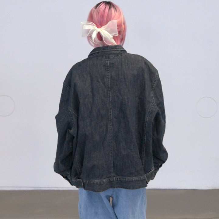 Vintage Eddie Bauer Denim Jacket (XXL)