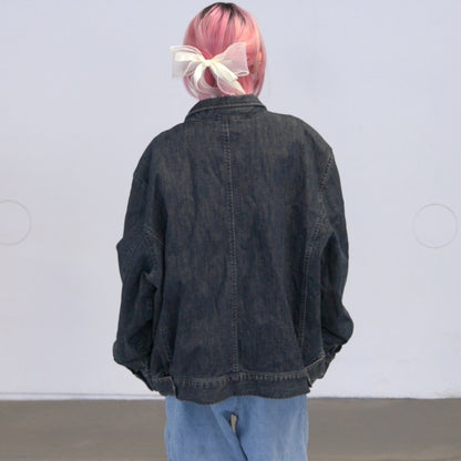 Vintage Eddie Bauer Denim Jacket (XXL)