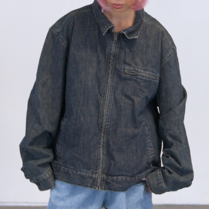 Vintage Eddie Bauer Denim Jacket (XXL)