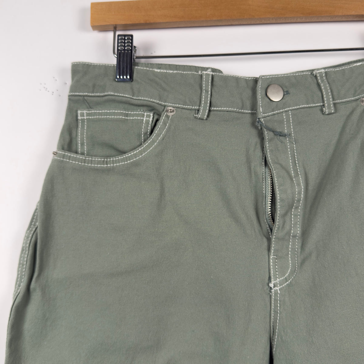 Pistachio Green Carpenter Pants (32)