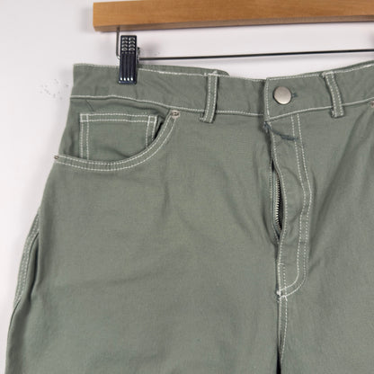 Pistachio Green Carpenter Pants (32)
