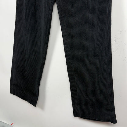Black Thick Corduroy Skate Pants (34x32)