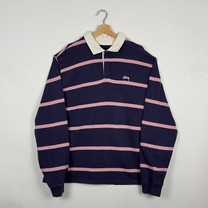 Stussy Striped Rugby (XL)