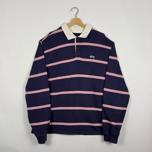 Stussy Striped Rugby (XL)