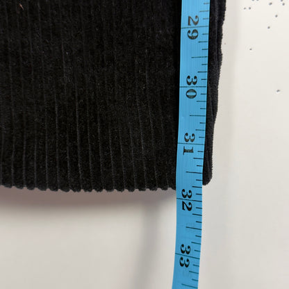 Black Thick Corduroy Skate Pants (34x32)