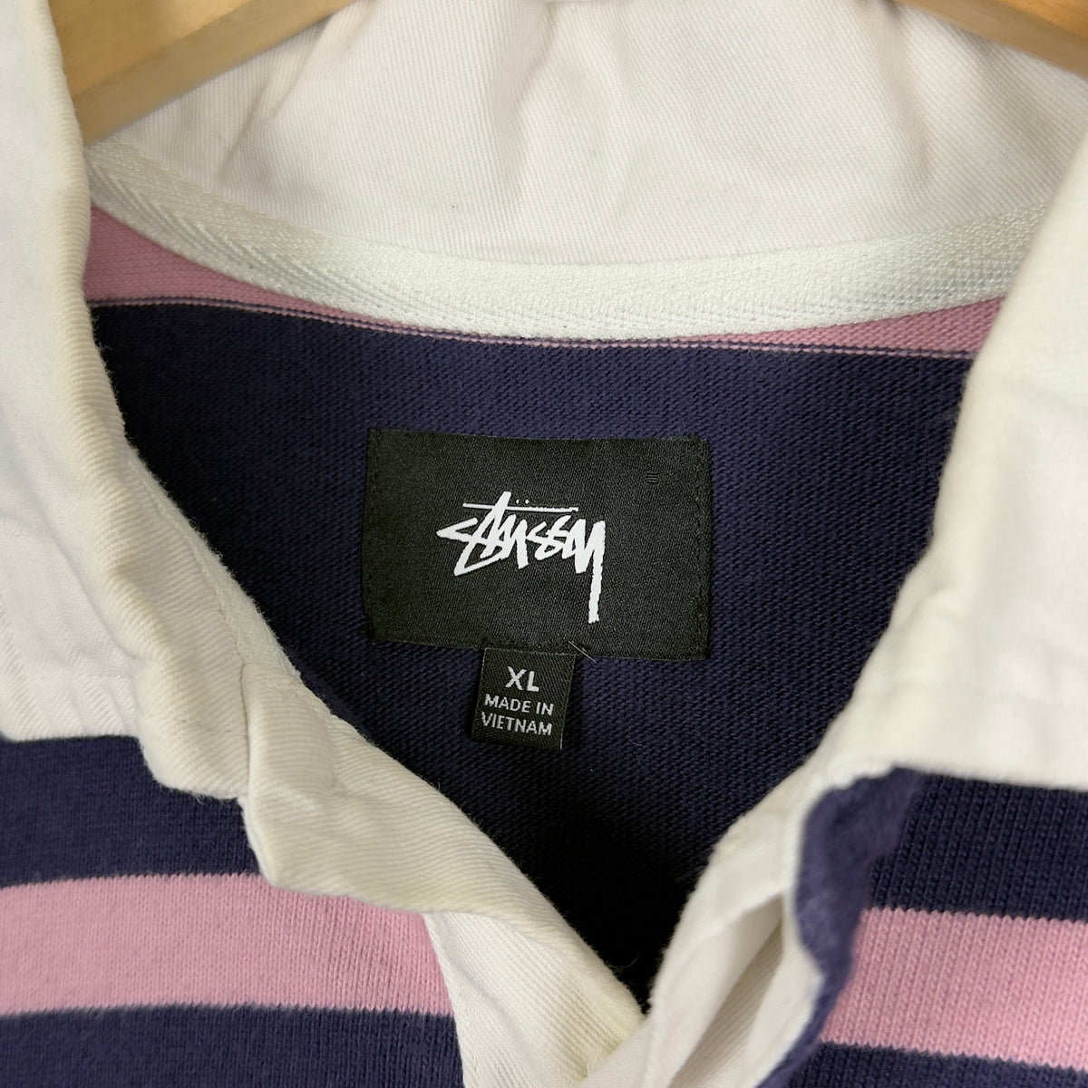 Stussy Striped Rugby (XL)