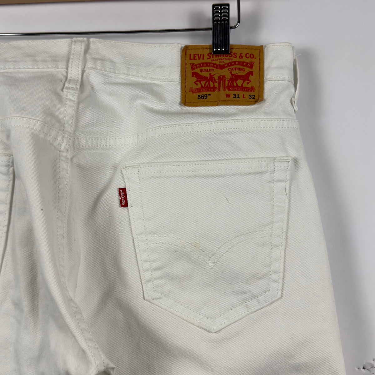 Levi's 569 White Denim (34)