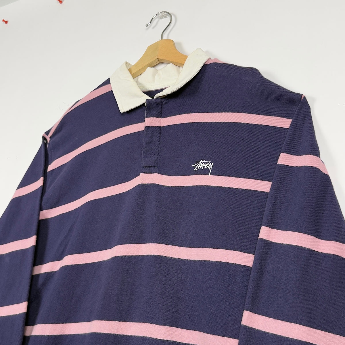 Stussy Striped Rugby (XL)