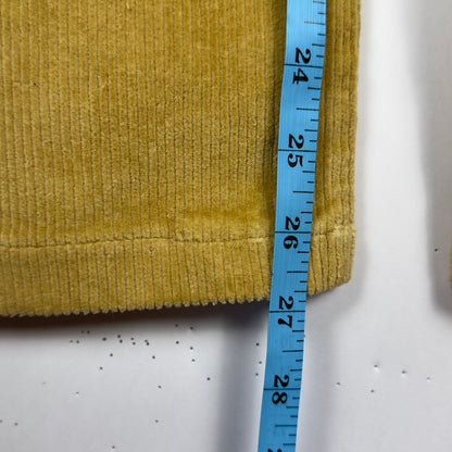 Yellow Corduroy Baggy Skate Pants (40x27)