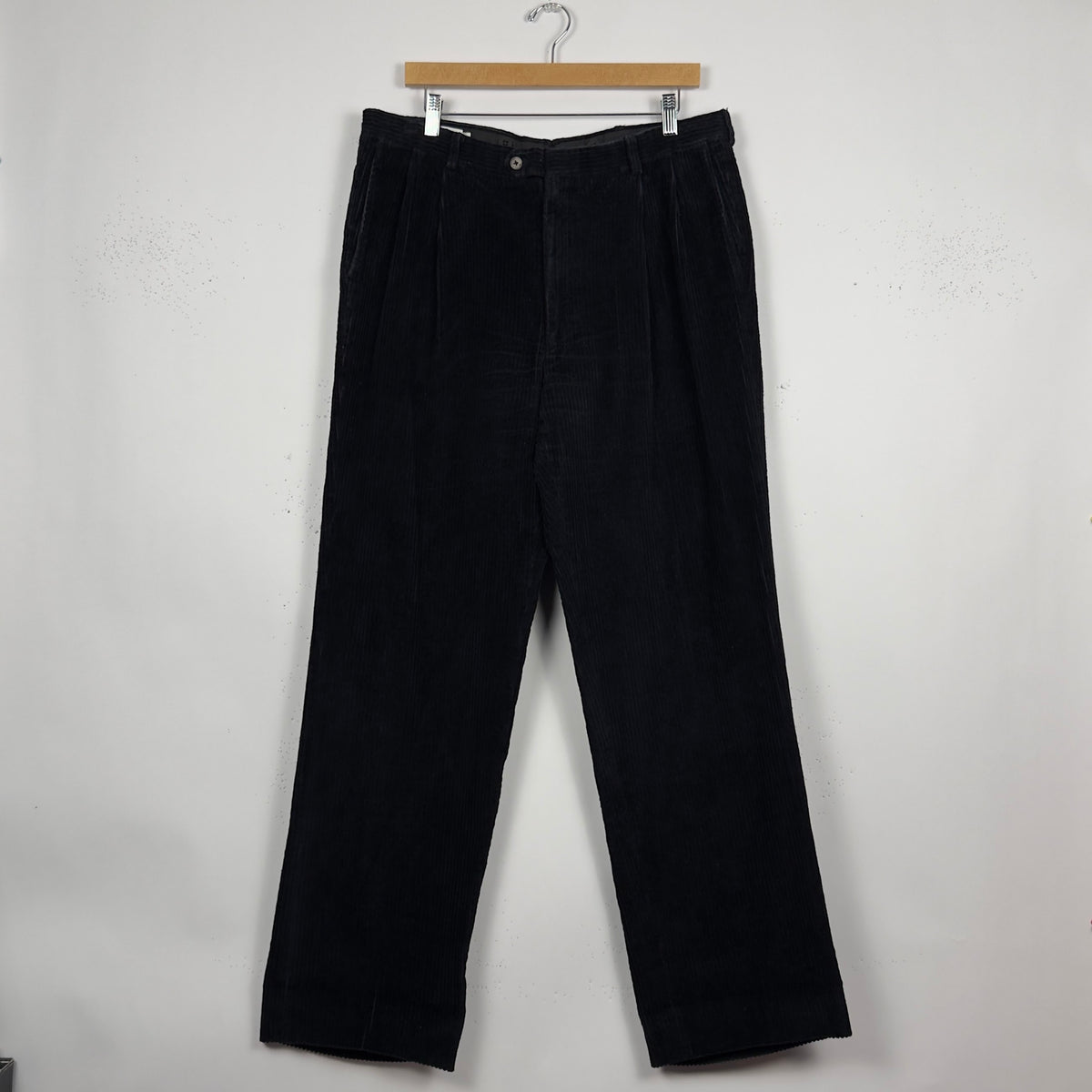 Black Thick Corduroy Skate Pants (34x32)
