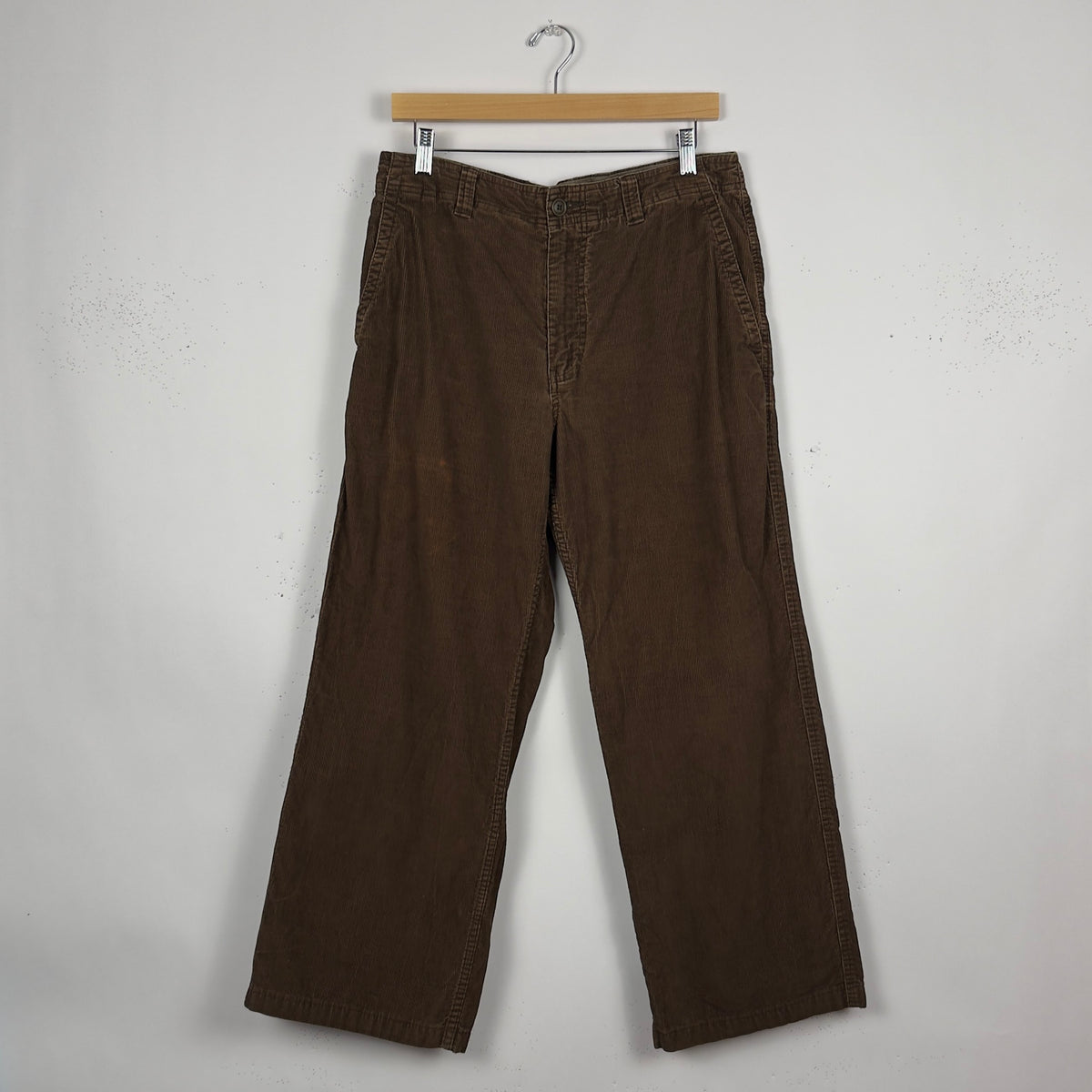 Brown Baggy Corduroy Skate Pants (32x27)