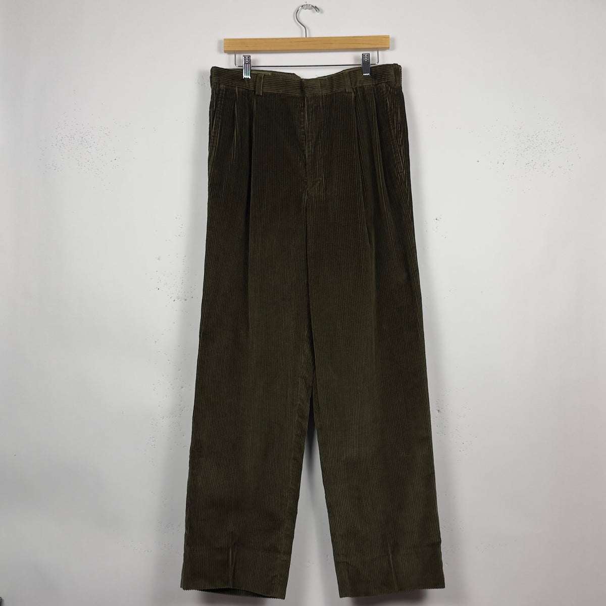Olive Thick Corduroy Skate Pants (32x30)