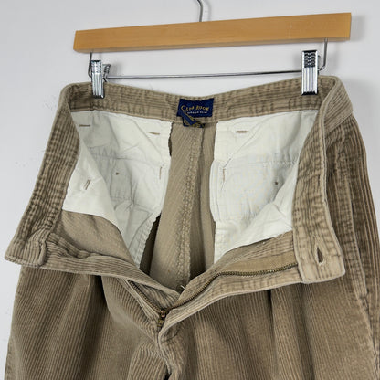 Brown Thick Corduroy Skate Pants (30x27)