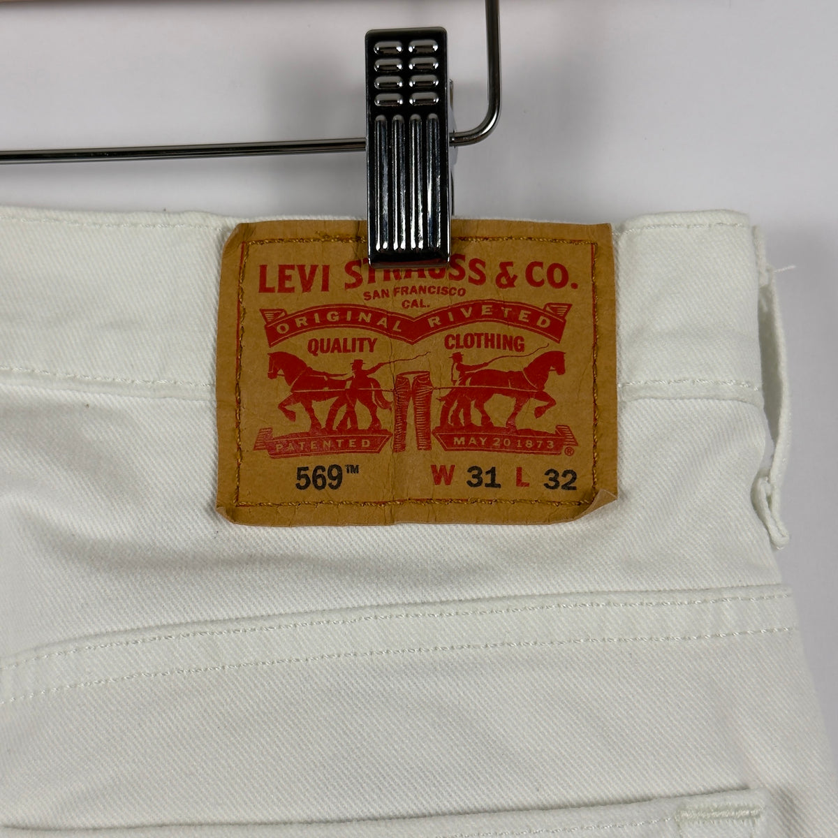 Levi's 569 White Denim (34)