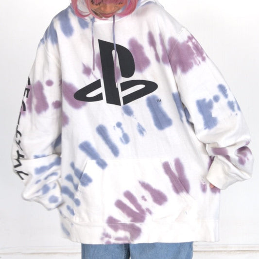 Tie-Dye Playstation Hoodie (2XL-3XL)
