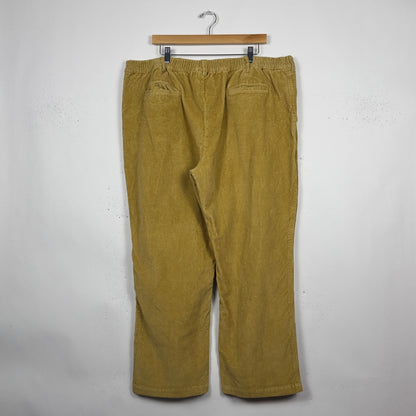Yellow Corduroy Baggy Skate Pants (40x27)