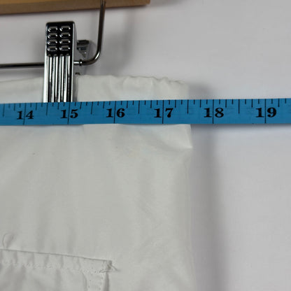 White Cargo Track Pants (30)