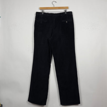 Black Thick Corduroy Skate Pants (34x32)