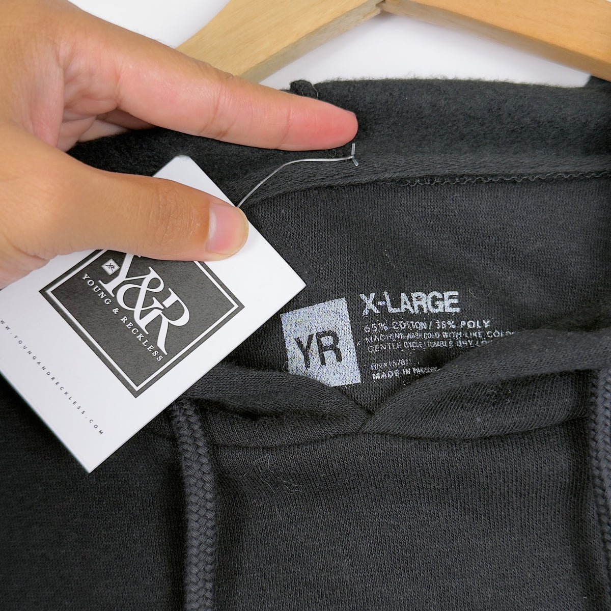 Young and Reckless Hoodie (XL)